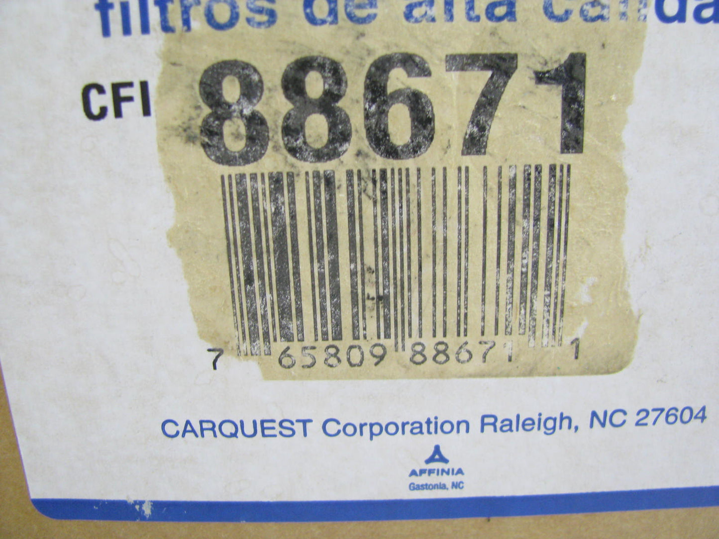 (2) Carquest 88671 Air Filter Replaces 1462439 8500534 AF25588 ARS7653 272-928