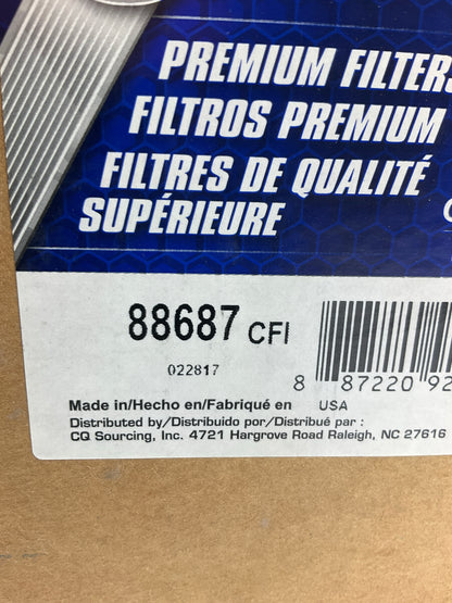 Carquest 88687 Inner Air Filter Replaces 46687 PA3774 P526655 PA3774 72162544