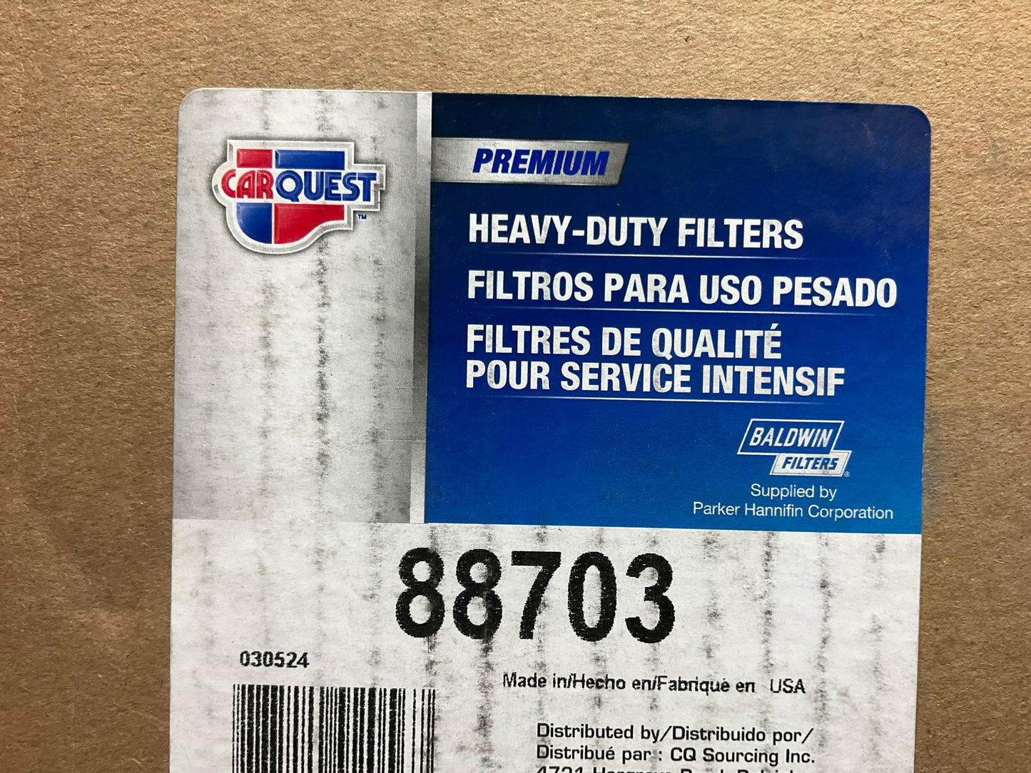 Carquest 88703 Air Filter Replaces: 46703, LAF4631, 6703, A65019 AF25570 P607365