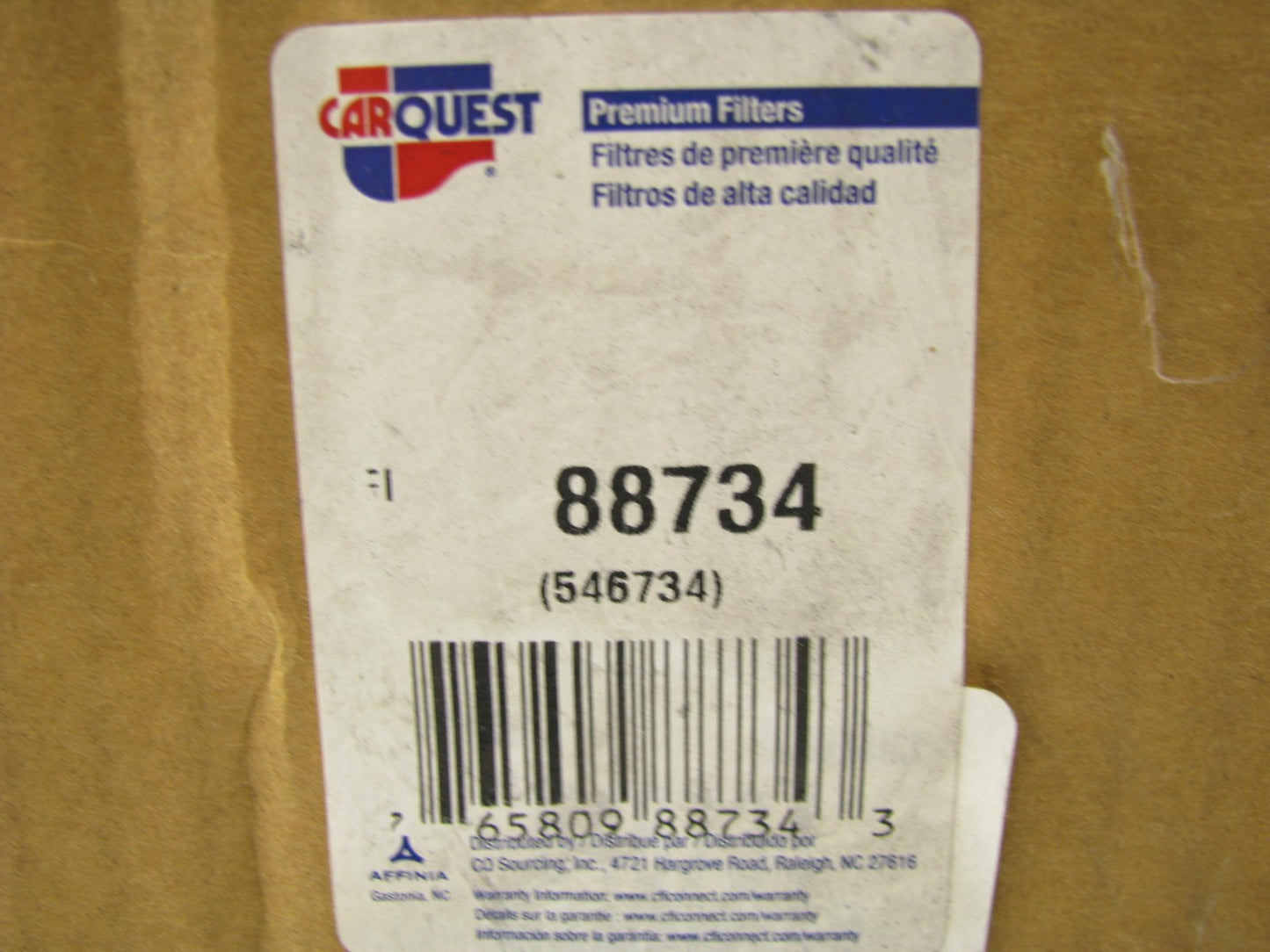 Carquest 88734 Air Filter Replaces 46734 P529241 AF25763M LAF1481