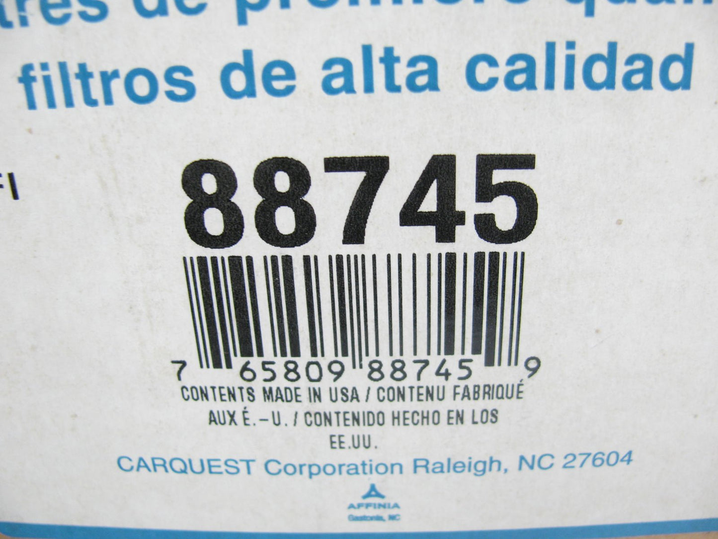 Carquest 88745 Engine Air Filter (WIX 46745)