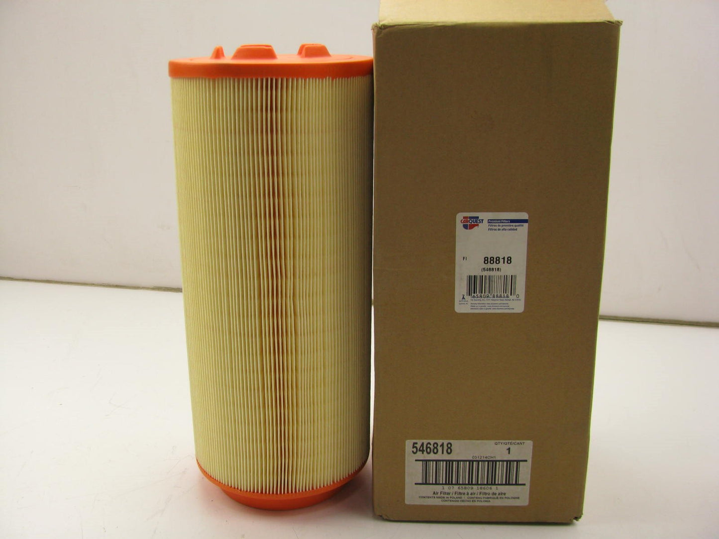 Carquest 88818 Air Filter Replaces: 46818 LAF9101 AF2384 AF26393 P778972 RS3922