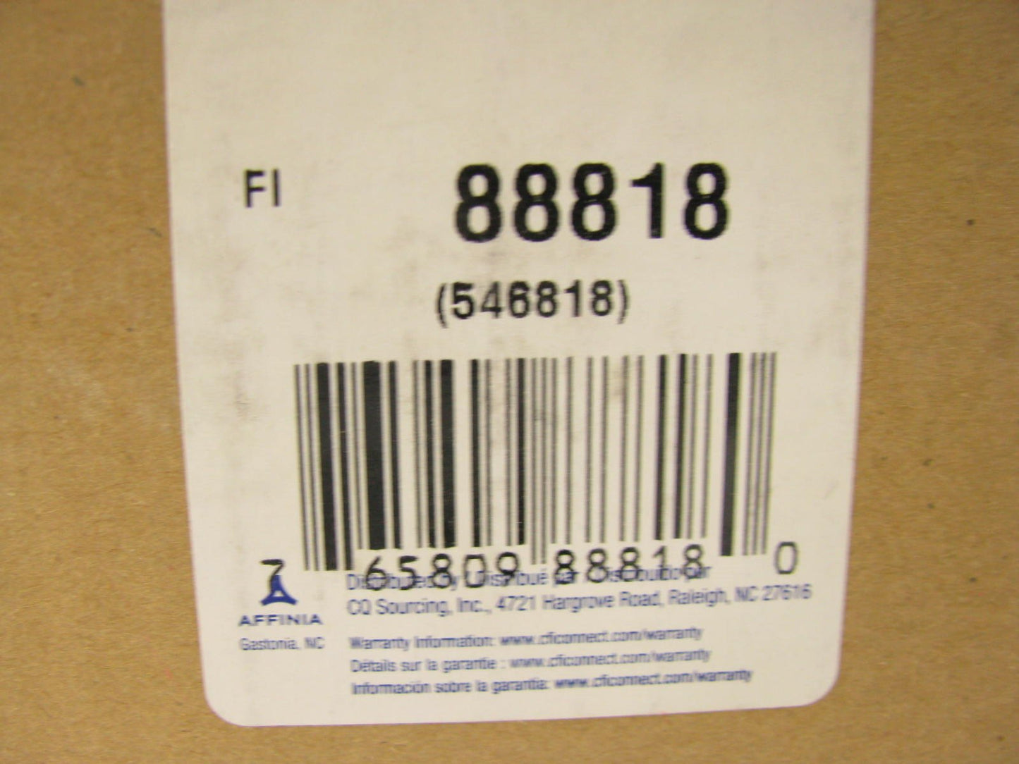 Carquest 88818 Air Filter Replaces: 46818 LAF9101 AF2384 AF26393 P778972 RS3922