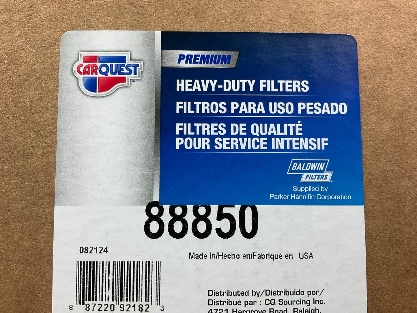 Carquest 88850 Air Filter - Replaces 46850, PA2650, P154927, AH1103, CA3770