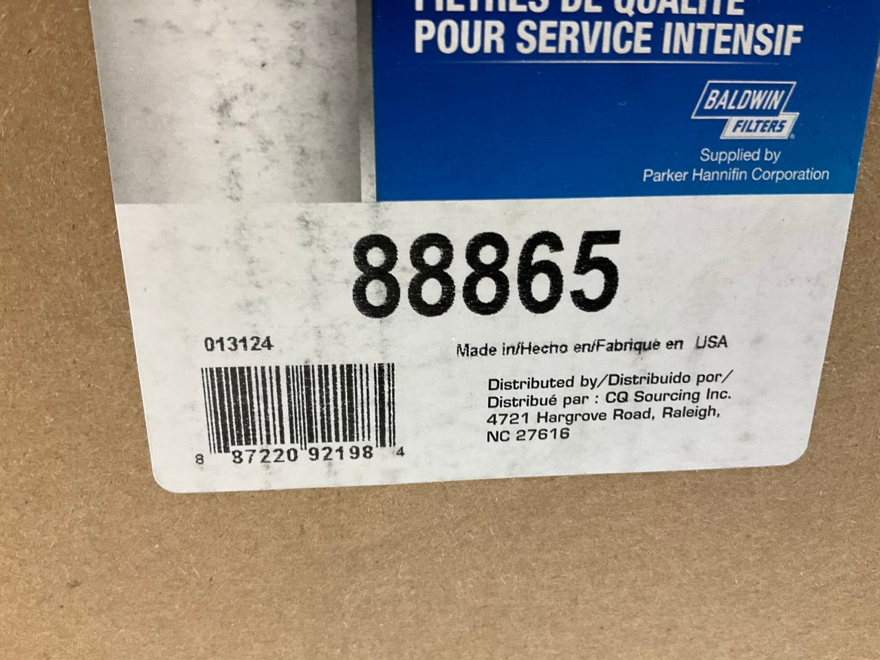 Carquest 88865 Air Filter Replaces 46865, A85121, P520620, 3I0964, PA3452