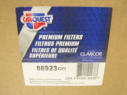 Carquest 88923 Air Filter Replaces: 46923 6923 LAF6923 AF2417 AF25963 P613335