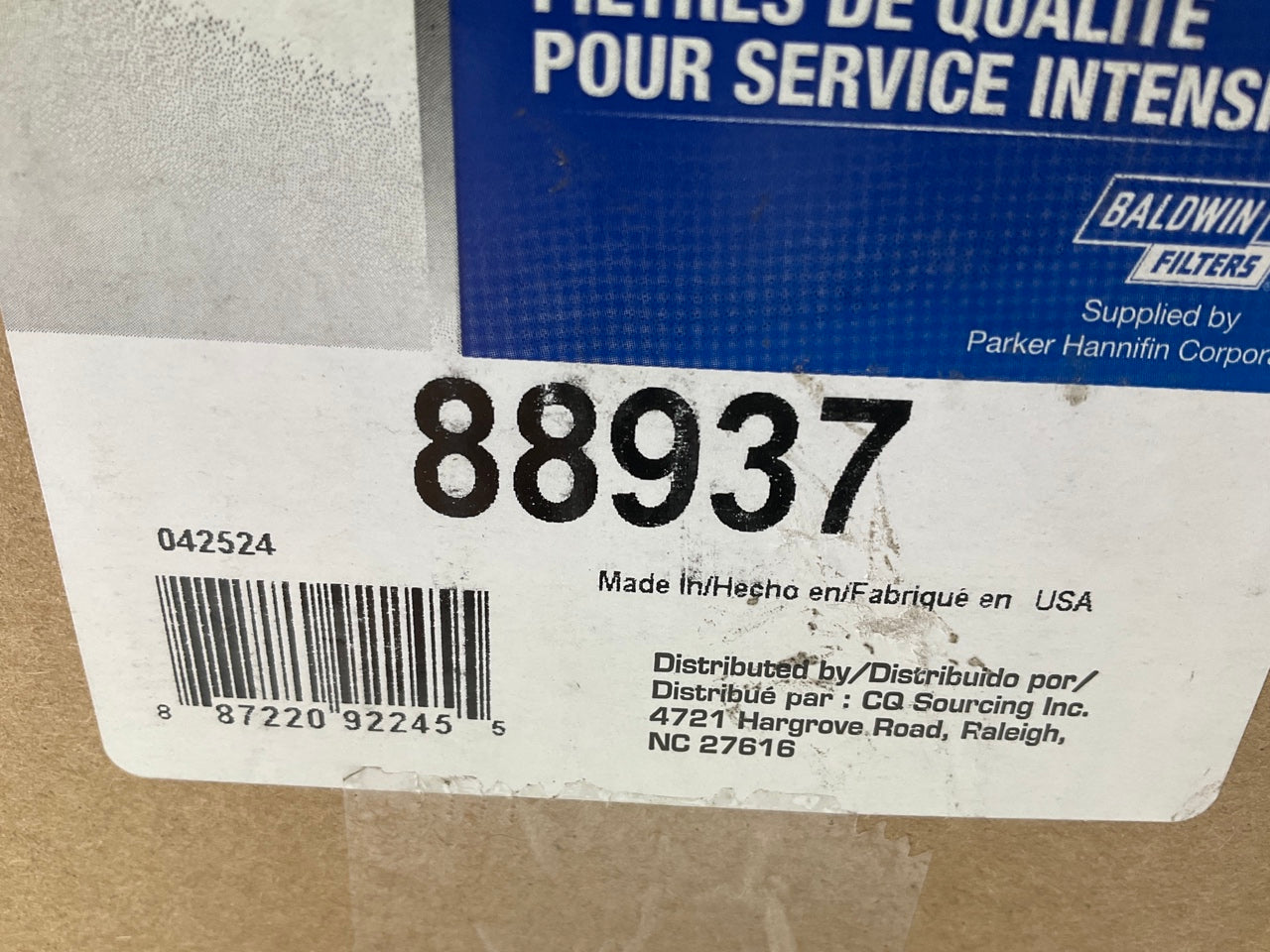 Carquest 88937 Air Filter Replaces CA11029 46937 LAF5453 AF2379 AF26157 P606119
