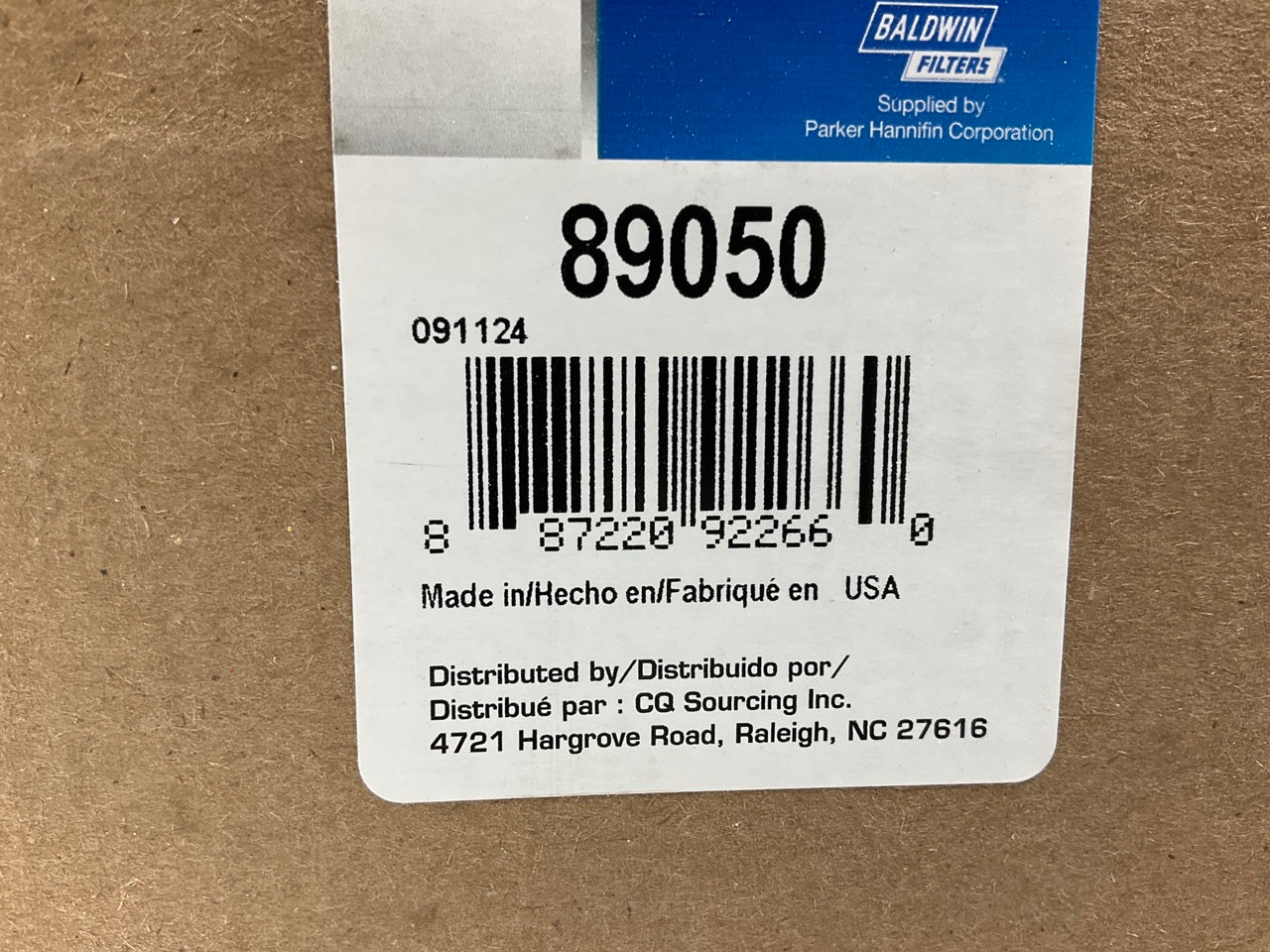 Carquest 89050 Fuel Filter For Dispensing Pump - 24050