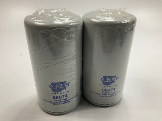 (2) Carquest 89074 Coolant Filter Replaces 24075 W64455 4074 LFW5870 WC4 P554075