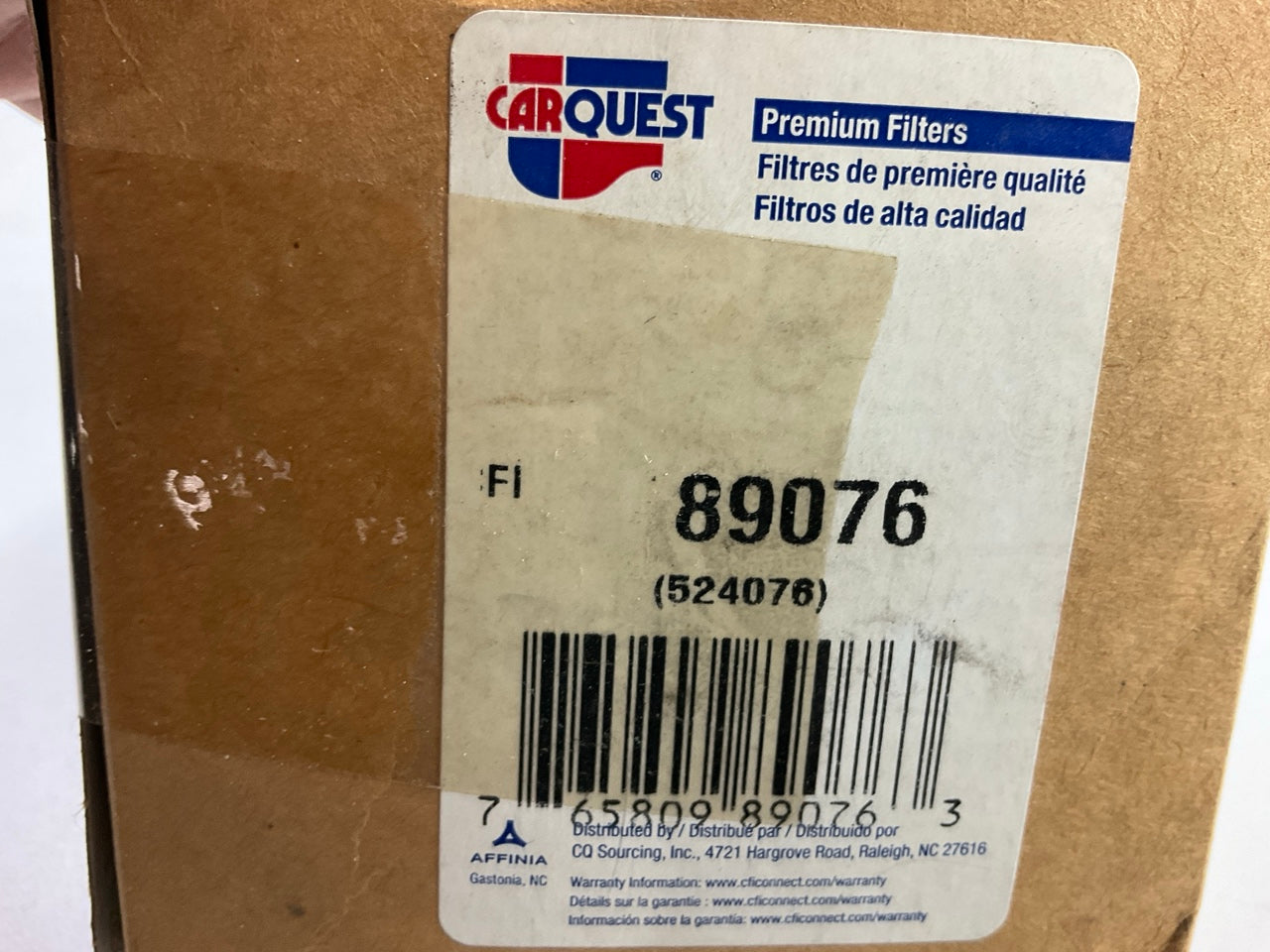 Carquest 89076 Remote Filter Mounting Base Adapter - Replaces Wix 24076
