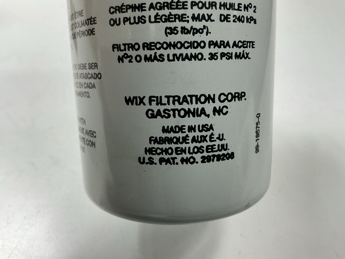 Carquest 89100 Wix 24104 Heavy-duty (HD) Fuel Filter, Complete With Filter Head