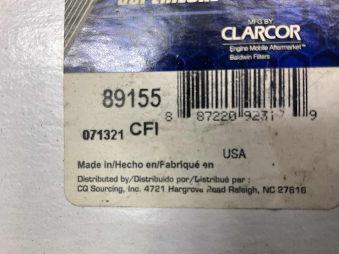 Carquest 89155 Cooling System Filter