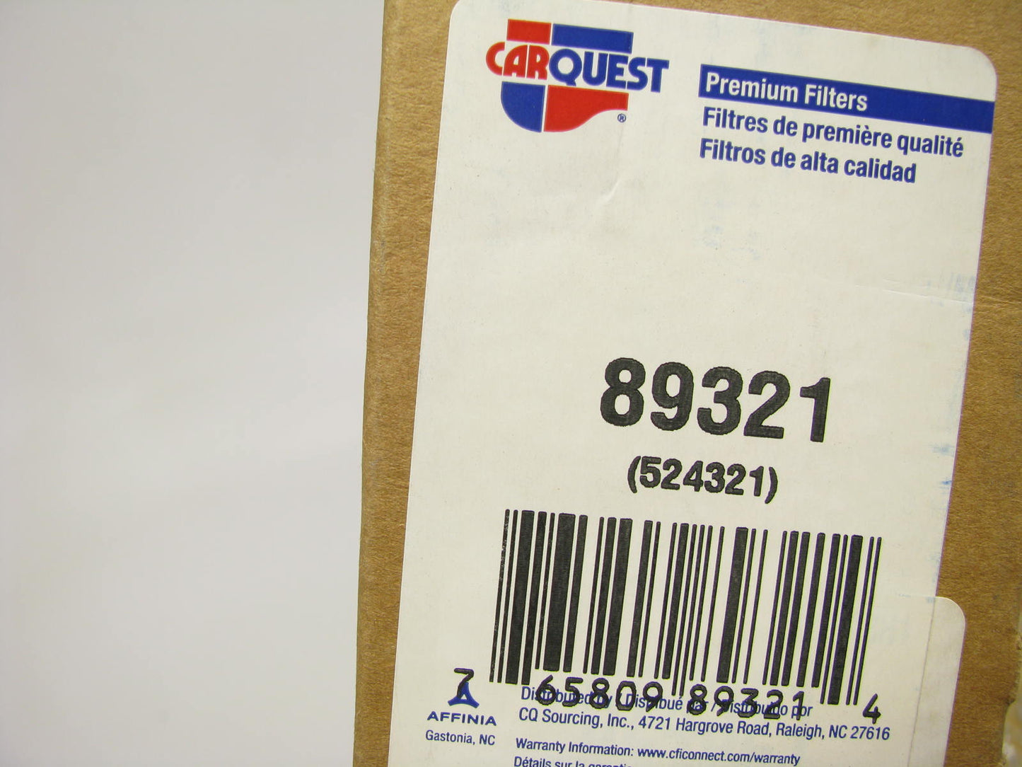 Carquest 89321 Cabin Air Filter For John Deere 7210 7410 7810 RE48882, 24321