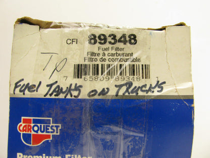(2) Carquest 89348 Fuel Filters For Quincy Compressors With Kubota Engine
