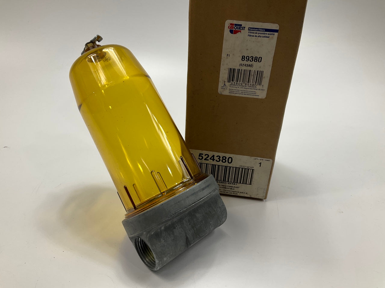 INCOMPLETE - Carquest 89380 Fuel Filter Housing Separator - With 1'' Fittings