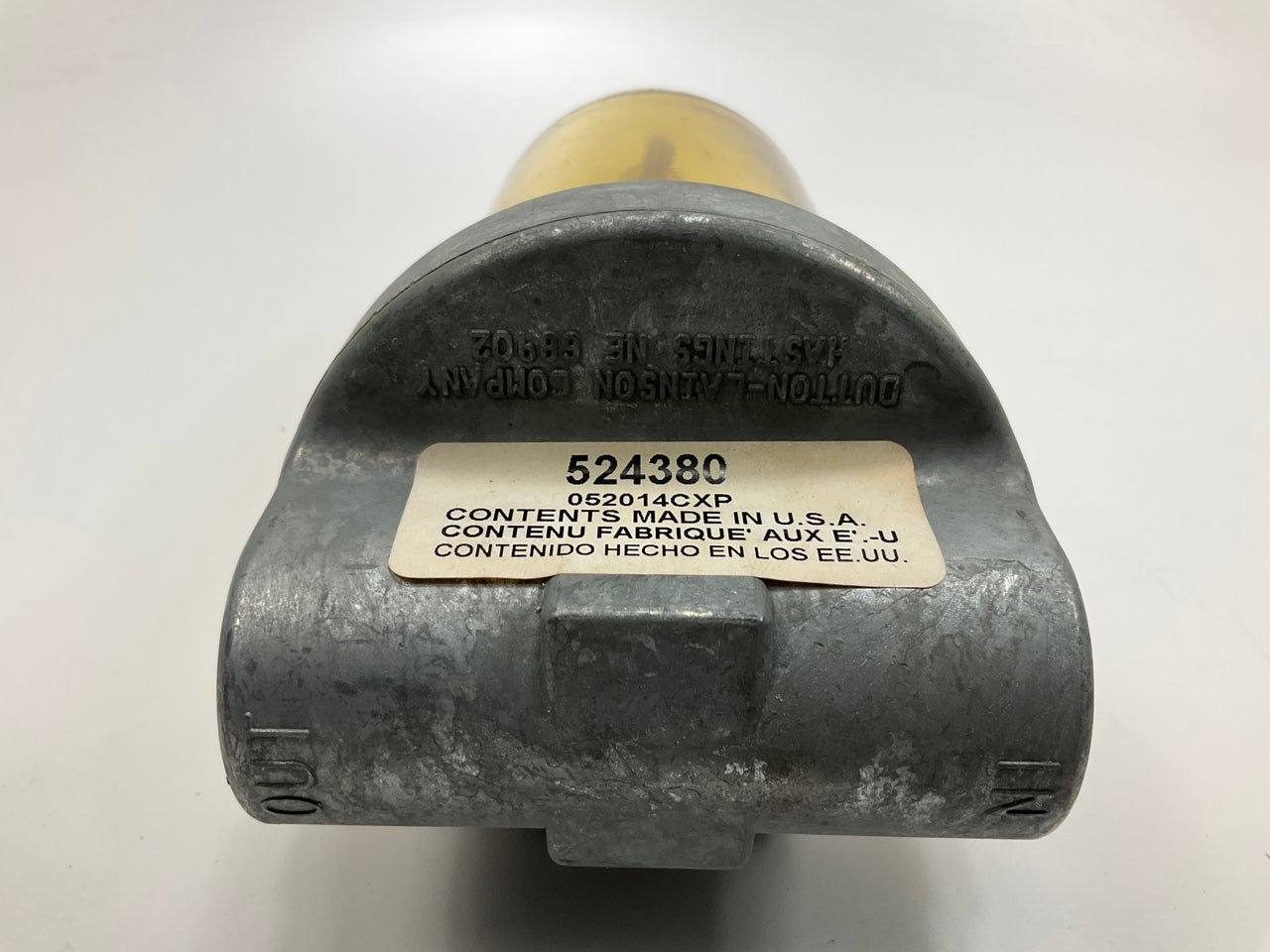 INCOMPLETE - Carquest 89380 Fuel Filter Housing Separator - With 1'' Fittings