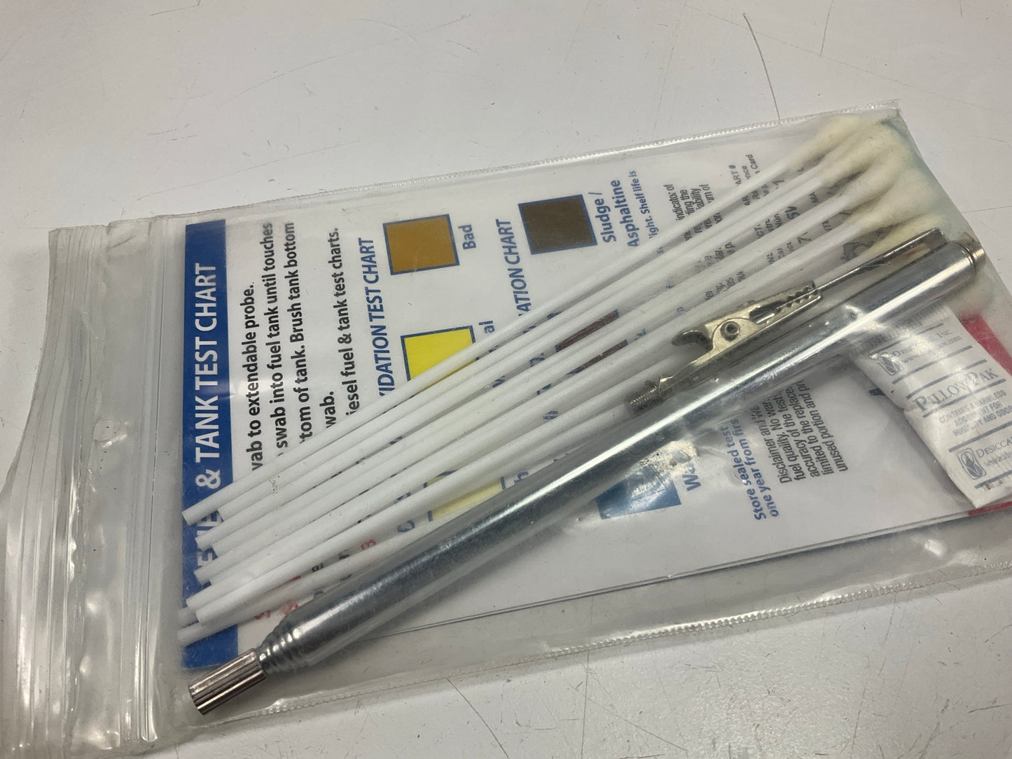 Carquest 89383-TESTKIT 4 In 1 Diesel Fuel & Tank Contamination Test Swabs