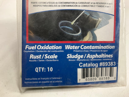 Carquest 89383-TESTKIT 4 In 1 Diesel Fuel & Tank Contamination Test Swabs