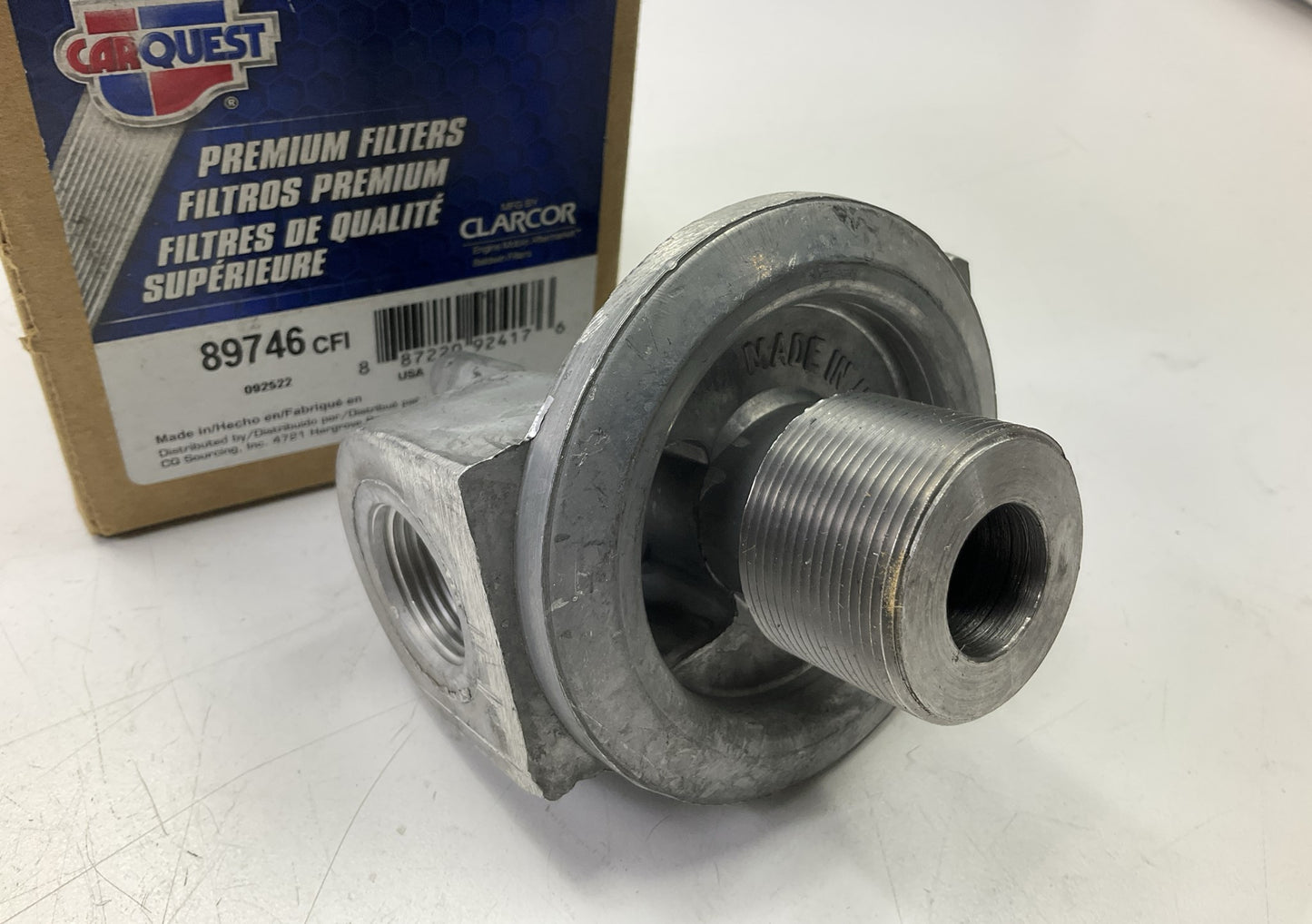 Carquest 89746 24746 Fuel Filter Mounting Base For Cim-Tek 400HS-10, Wix 24850