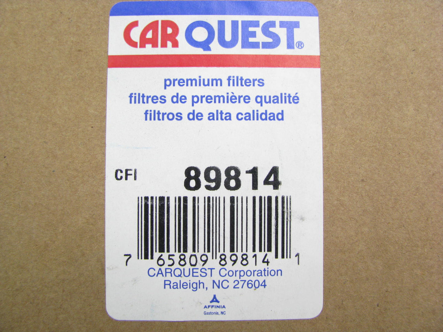Carquest 89814 Cabin Air Filter Replaces: 24814 C45527 CAF1812P AF1231 PA4169