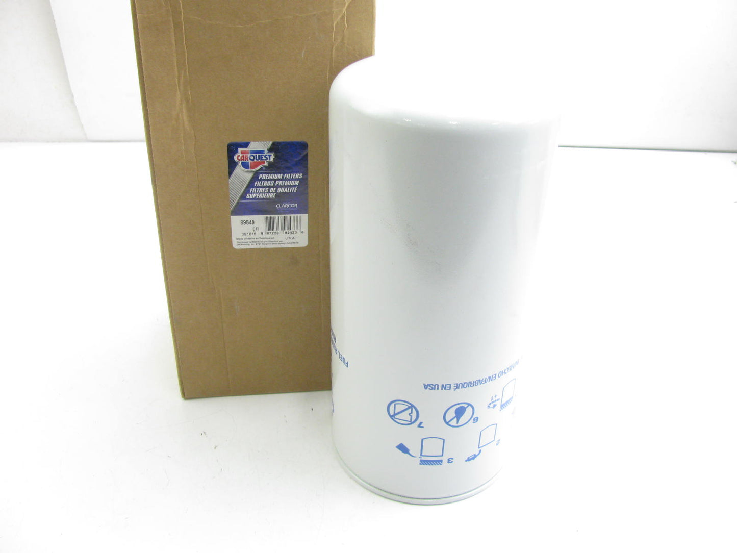 Carquest 89849 Fuel Filter Replaces PS11833 24849 FS1285 P561183 BF1239