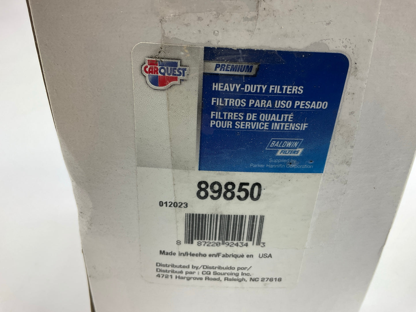 Carquest 89850 Fuel Water Separator Filter - Replaces Cim-Tek 400HS-10, 24850
