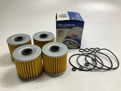 (4) Carquest 89950 Engine Oil Filter