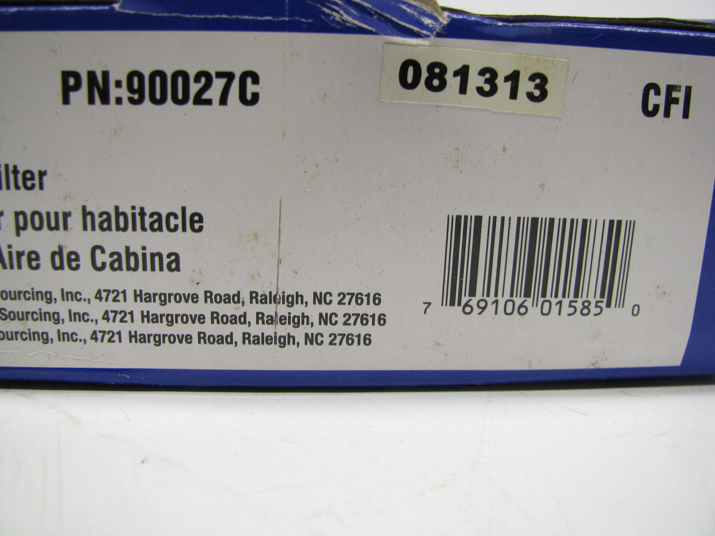 Carquest 90027C Cabin Air Filter Replaces CF10136 24161 C15471 CAF7757 AF1157