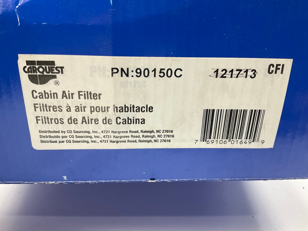 Carquest 90150C Cabin Air Filter
