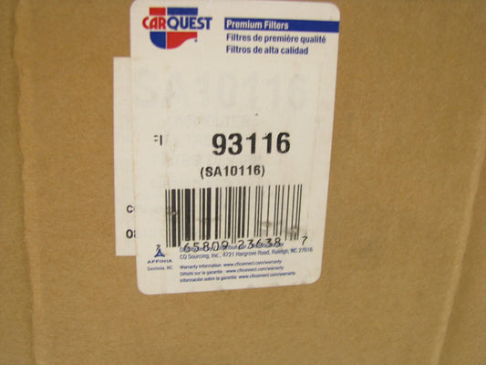 Carquest 93116 Air Filter Replaces: WA10116 A55094 6893 LAF1848 AF2268 AH8503