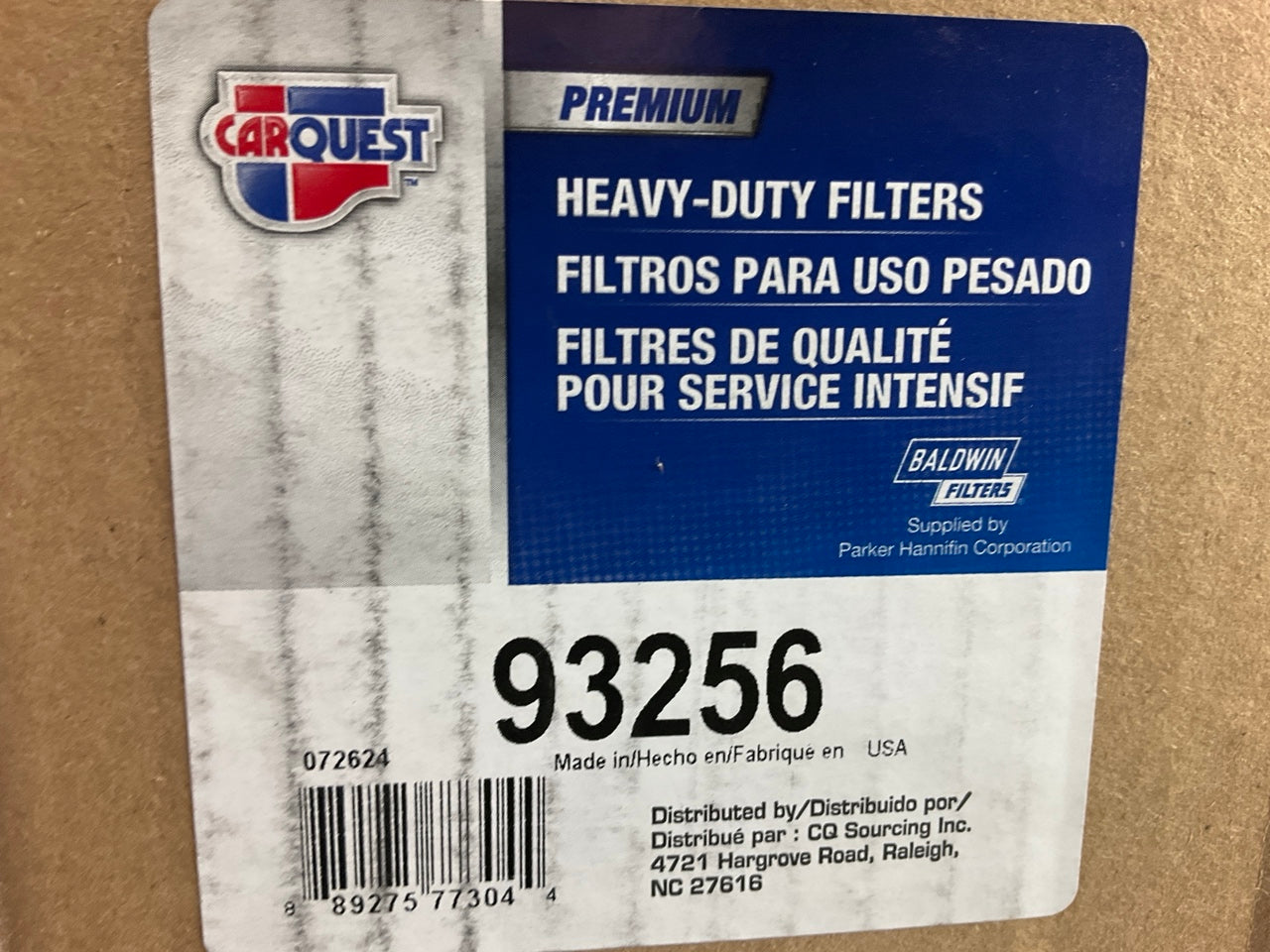 Carquest 93256 Air Filter - Replaces 46671FR, 1462439, 8500534, 2729282, RS4578