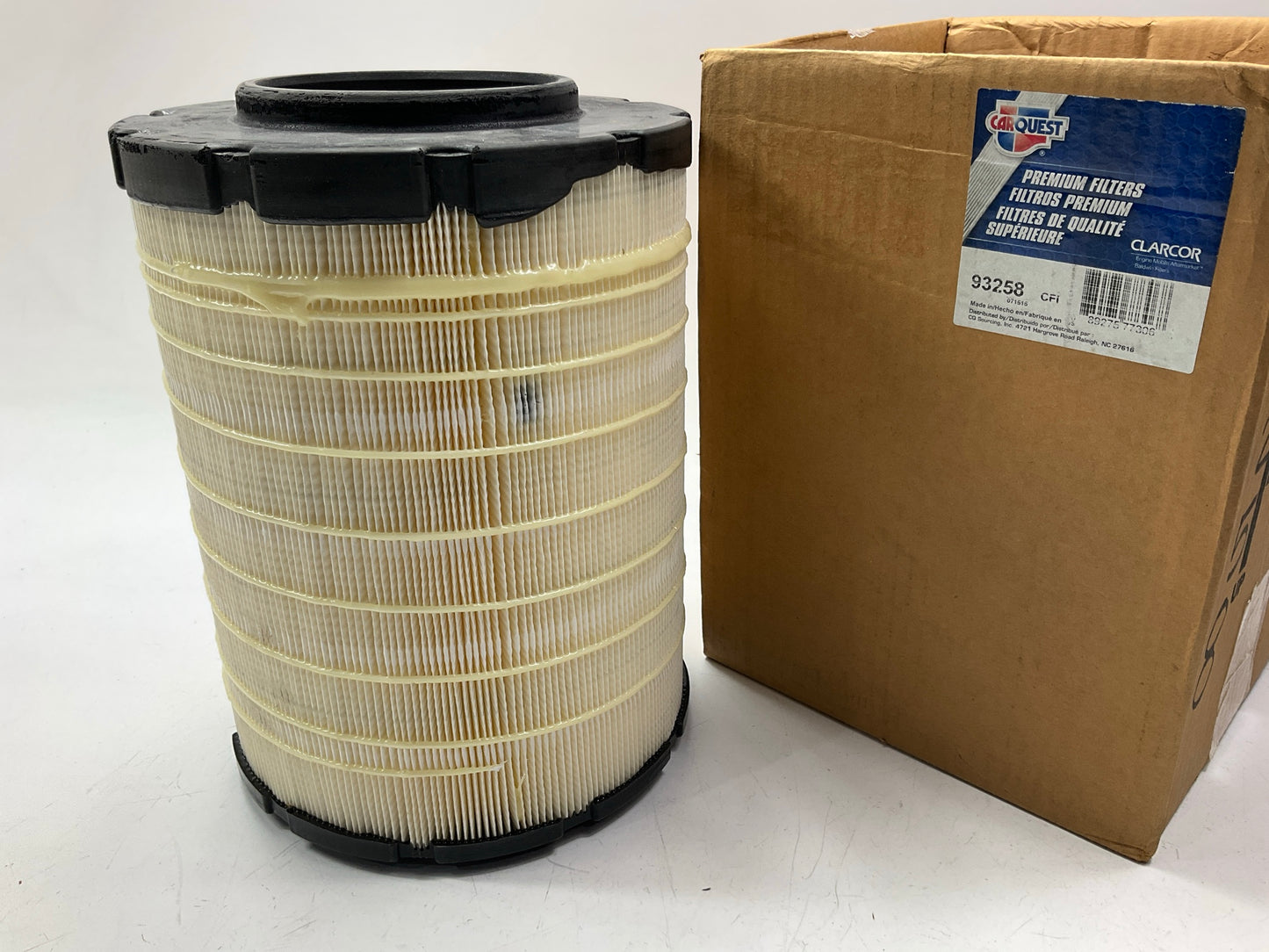 Carquest 93258 Air Filter Replaces WA10105, 80097001, LAF6151, RS5424, 500105
