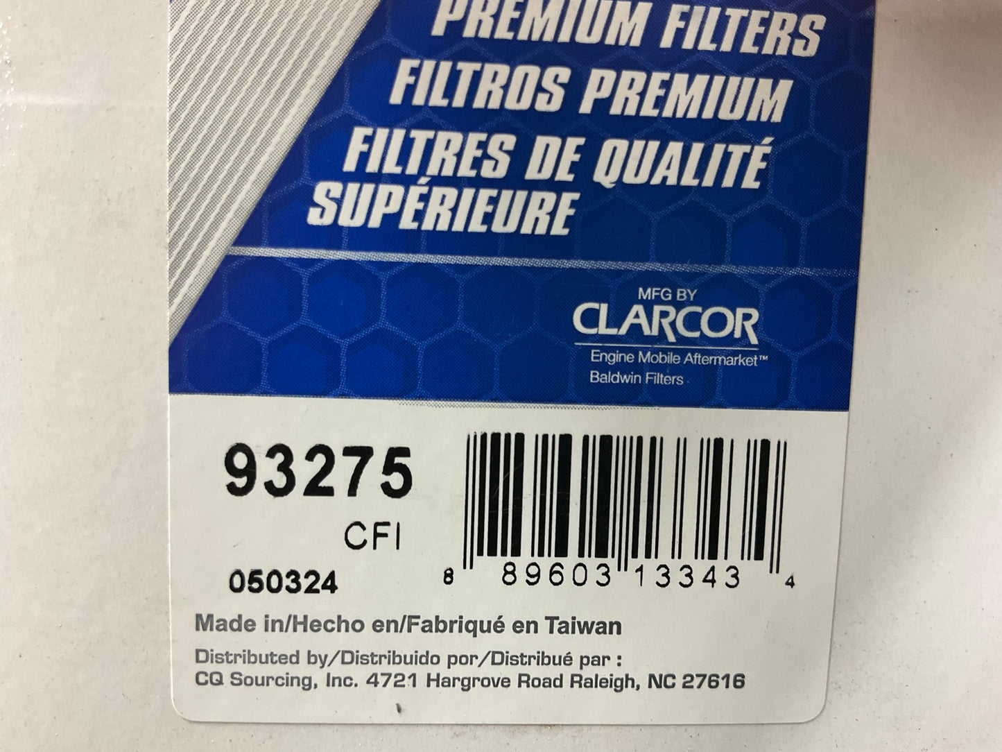 (2) Carquest 93275 Air Filter Breather Replaces PA5700 AF27819  AF2487 11172907