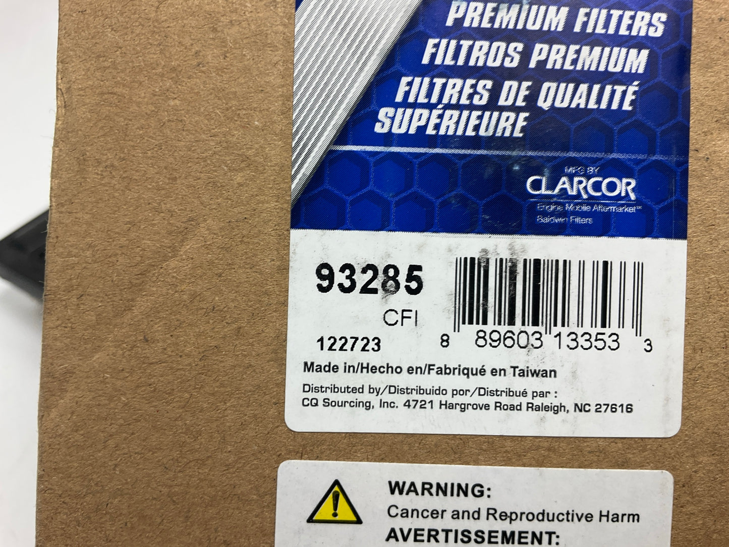 Carquest 93285 Cabin Air Filter - Replacement For John Deere AT359416, WP10175
