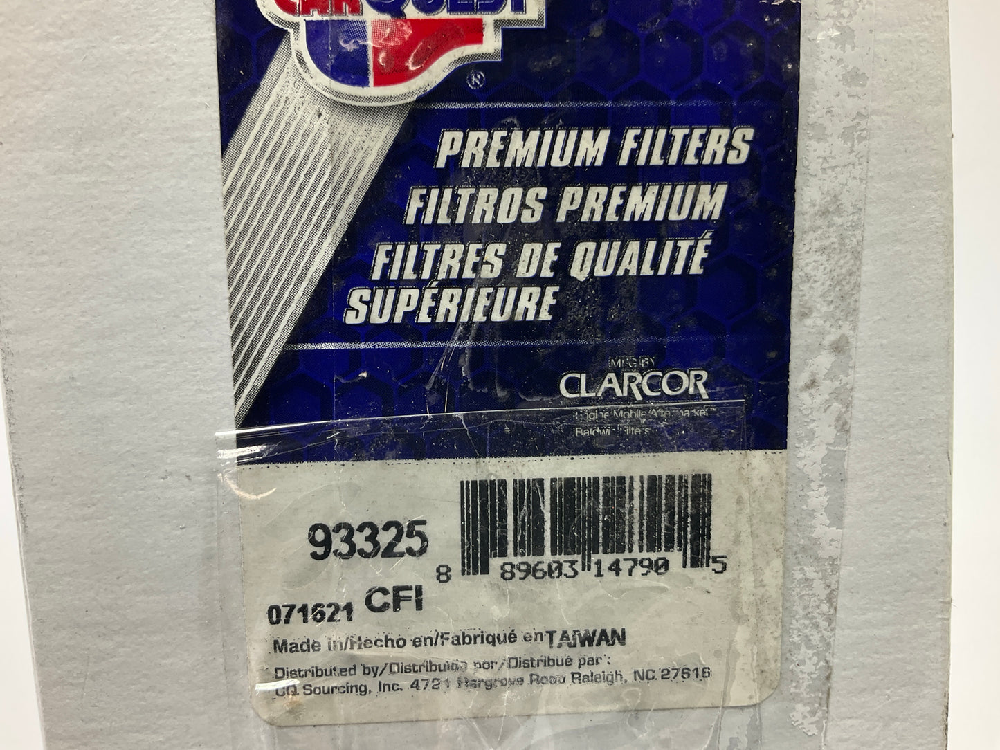 Carquest 93325 Air Filter Replaces WA10402 WGA1859 6798082630 6798082632 PA4934