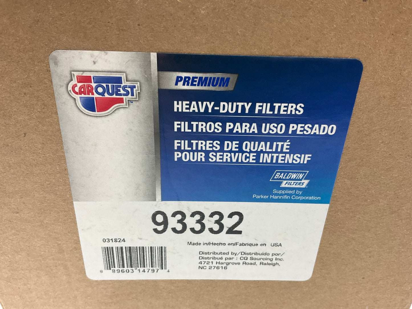 Carquest 93332 Air Filter Replaces 42222 XWA335140 P815861 AF4763 AF2289