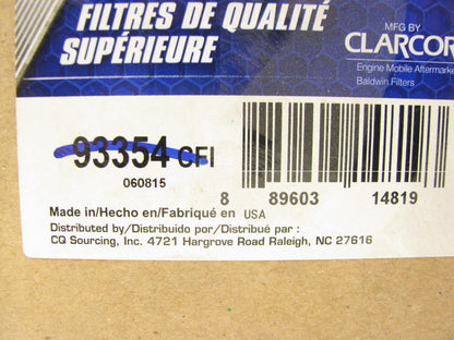 Carquest 93354 Air Filter Replaces: WIX 49190, BALDWIN RS5782