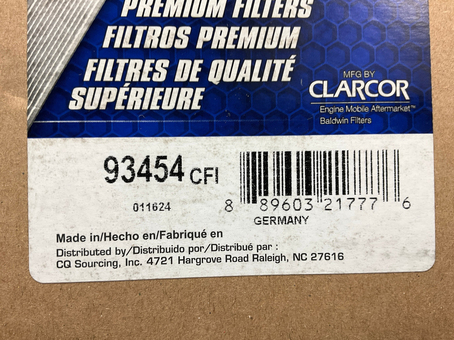 Carquest 93454 Cabin Air Filter - Replacement For RE199682, SC90097CA, PA30005