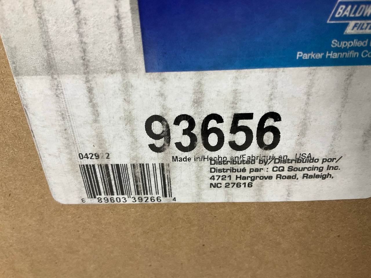 Carquest 93656 Air Filter - Replaces RS30090-FN, 3532801C1, 500106, WA10106