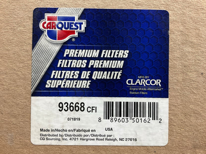 Carquest 93668 Air Filter Replaces 49605, XA4291, P608305, 267-3005, RS5744