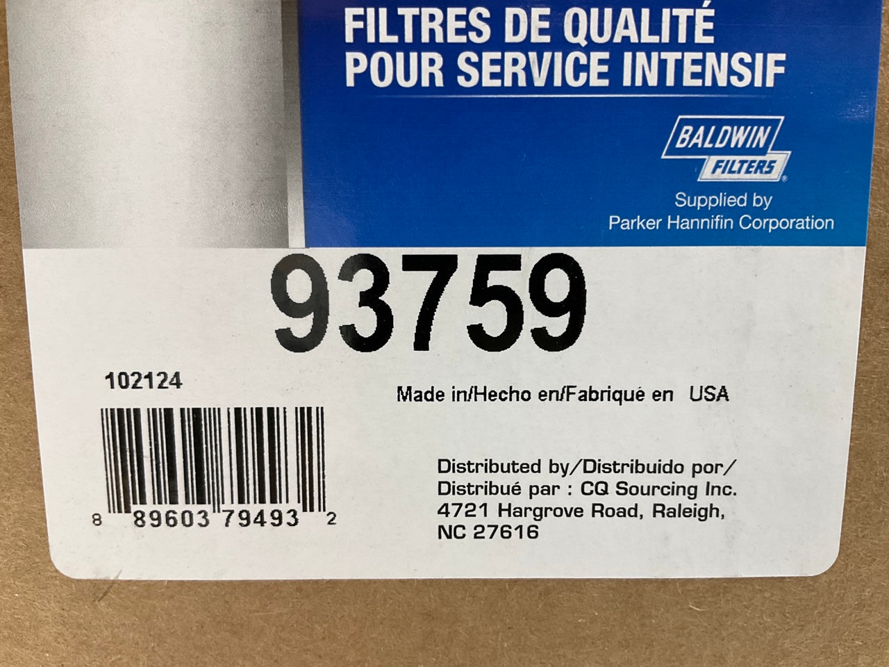 Carquest 93759 Air Filter - Replaces PA31000, AF2501, 5261250, 11Q9-10180