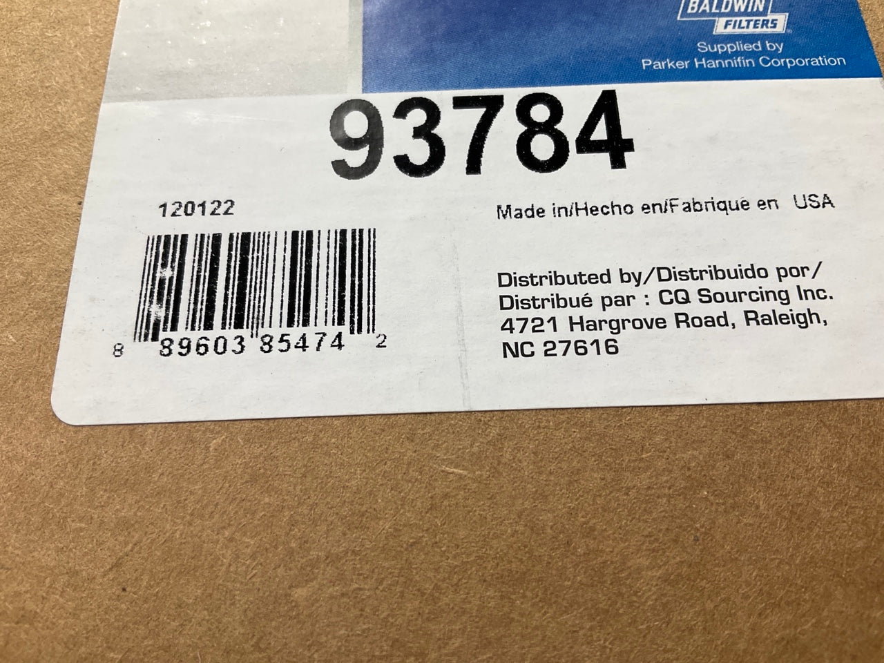 Carquest 93784 Air Filter - Replaces AF55318, R344420, PA31009