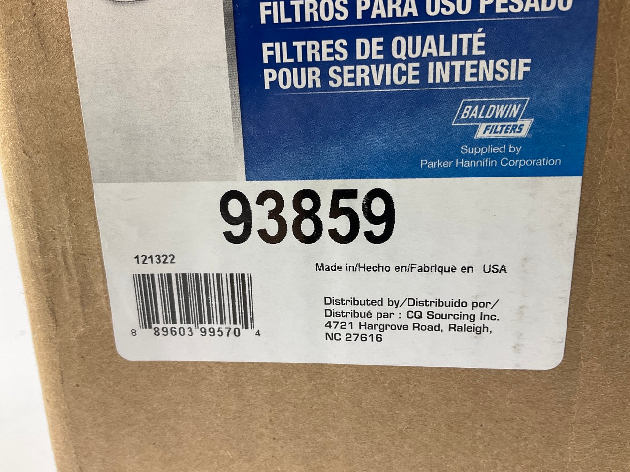 Carquest 93859 Engine Air Filter PA31015, RE594852, RE580949, R553819, R344419