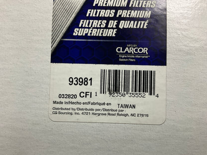 Carquest 93981 Air Filter - Replaces PA30268; 3466694; 73337833, WA10561