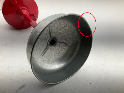 COSMETIC DAMAGE, SEE PHOTOS - 5 Gallon Lift Oil Drain Pan Canister W/ Funnel