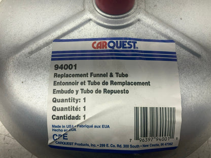 CarQuest 94001 Replacement Oil Drain Funnel And Tube