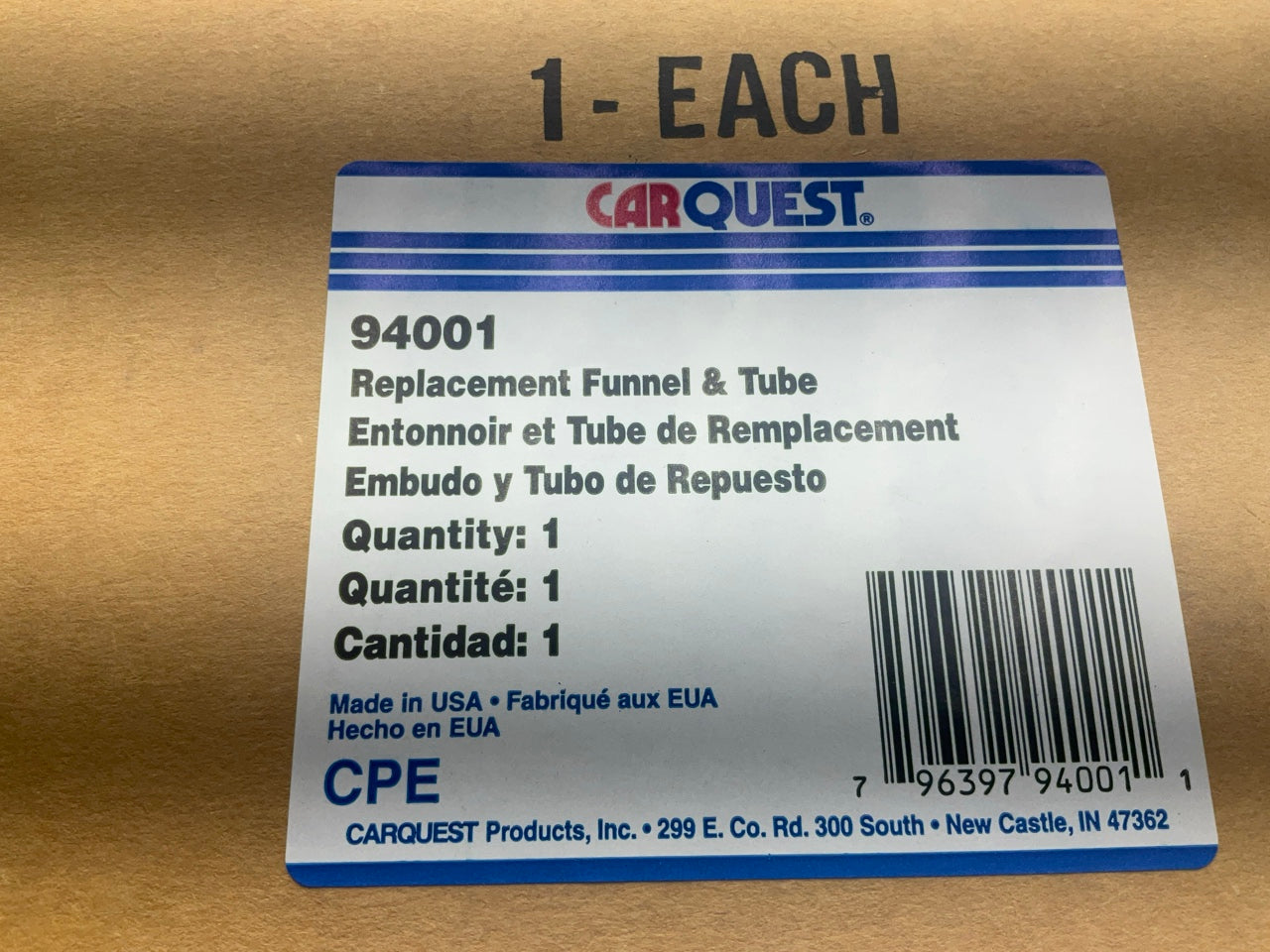 CarQuest 94001 Replacement Oil Drain Funnel And Tube