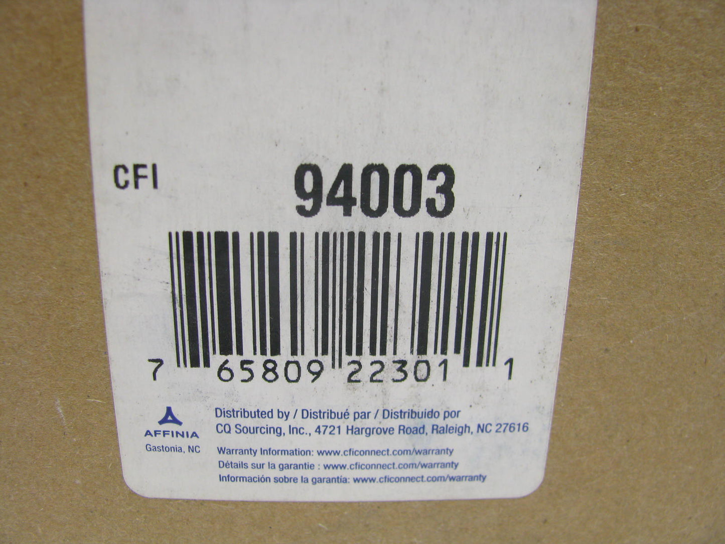 Carquest 94003 Engine Oil Filter For Komatsu Backhoes, Replaces Wix WL10003