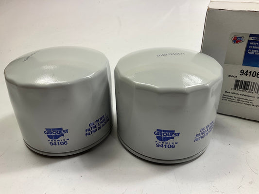 (2) Carquest 94106 Engine Oil Filter Replaces B7152 1220893 1220897 HH16432430
