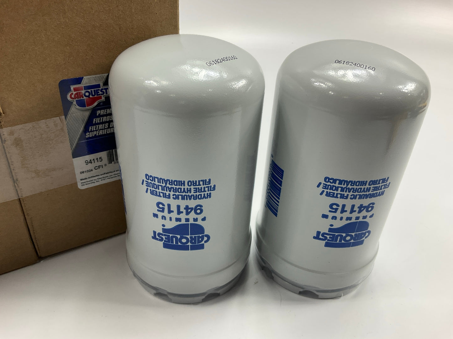 (2) Carquest 94115 Hydraulic Filter Replaces 5I8670, P573481, KHJ10950, 47635916